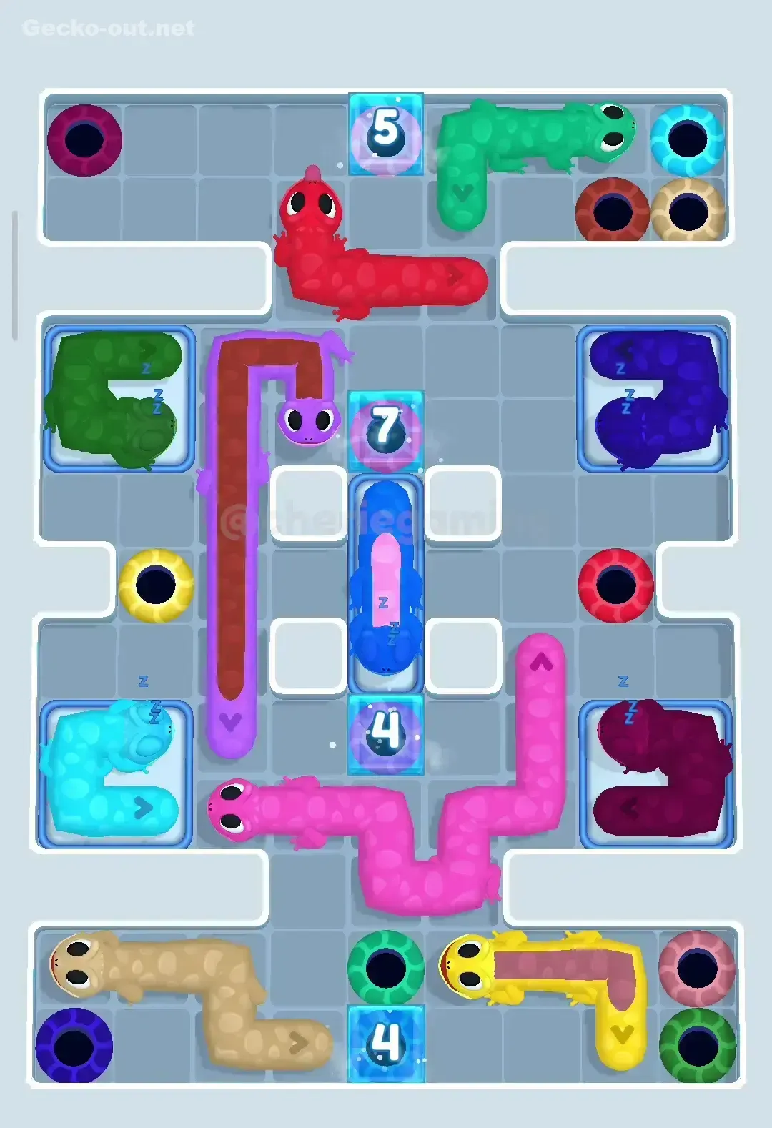 Gecko Out Level 290 Solution 3