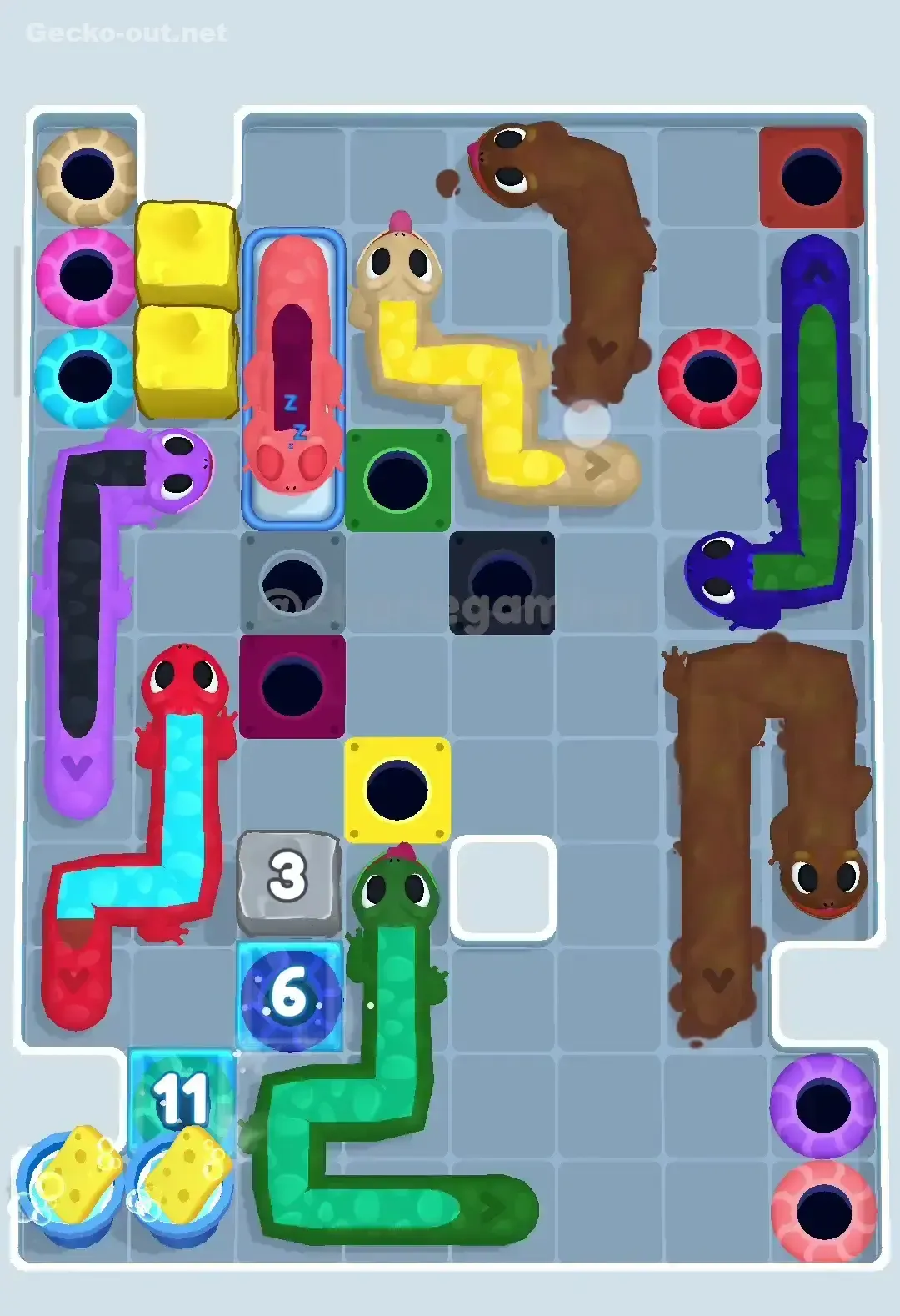 Gecko Out Level 287 Solution 2