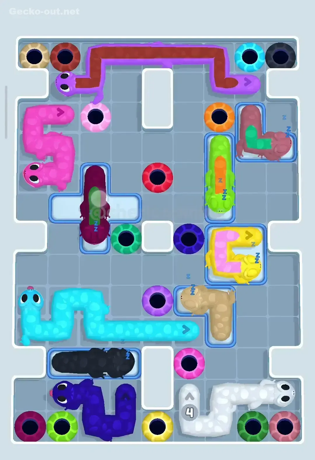 Gecko Out Level 286 Screenshot