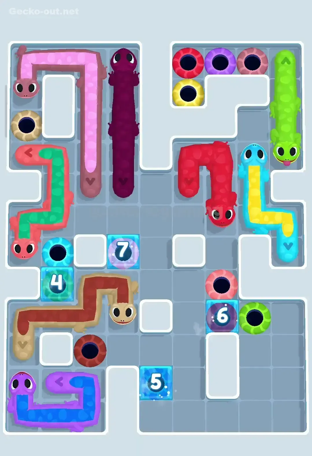 Gecko Out Level 284 Solution 1