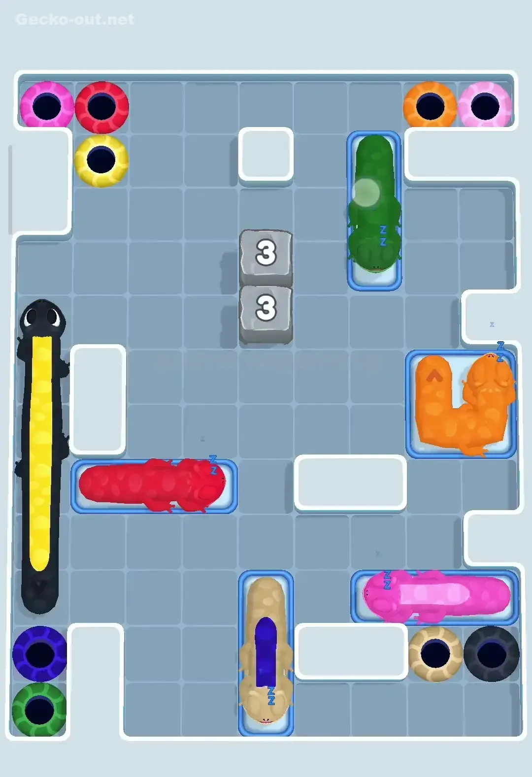 Gecko Out Level 283 Solution 3