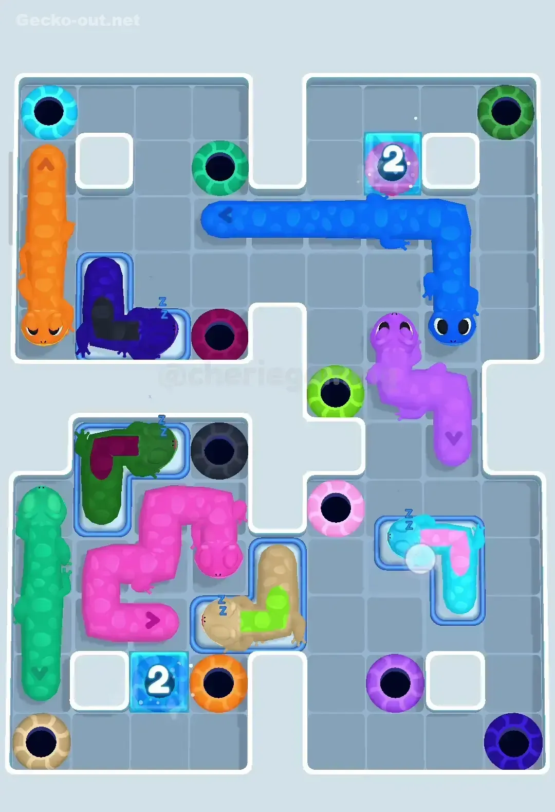 Gecko Out Level 282 Screenshot