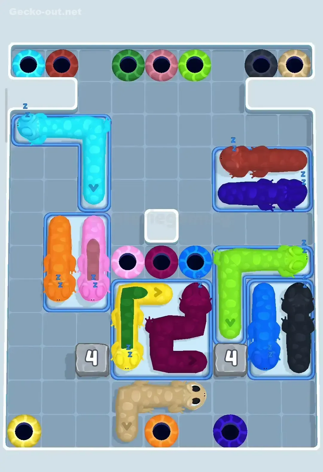 Gecko Out Level 281 Solution 1