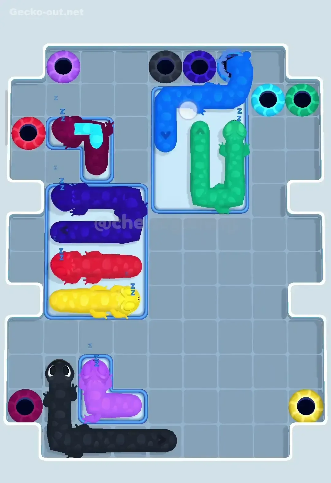 Gecko Out Level 280 Solution 2