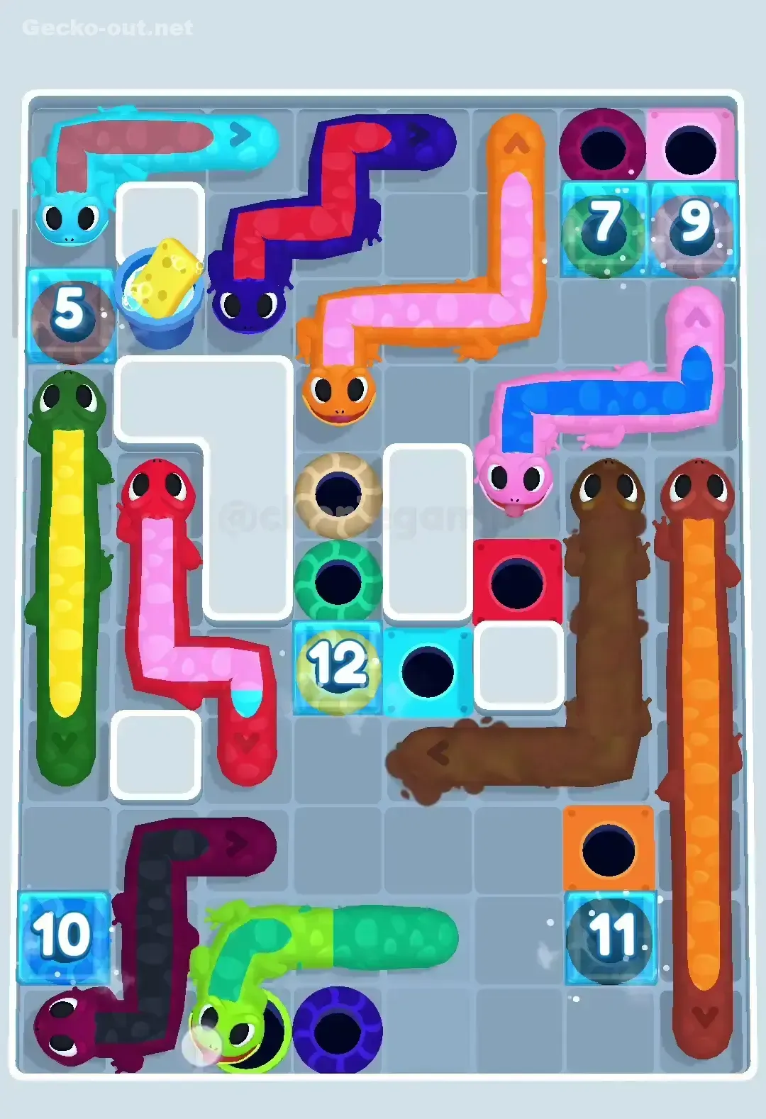 Gecko Out Level 279 Solution 1
