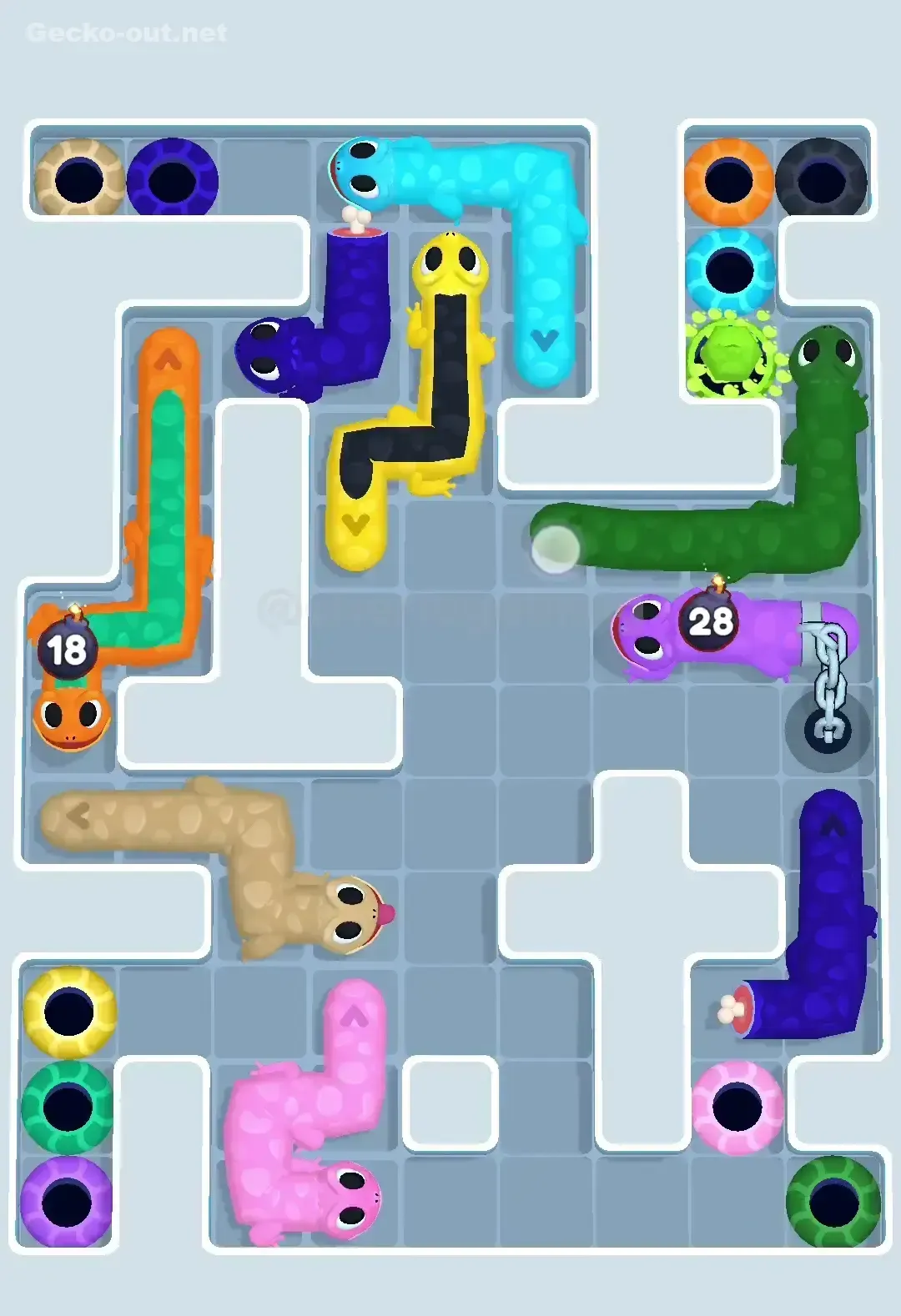 Gecko Out Level 630 Solution 2