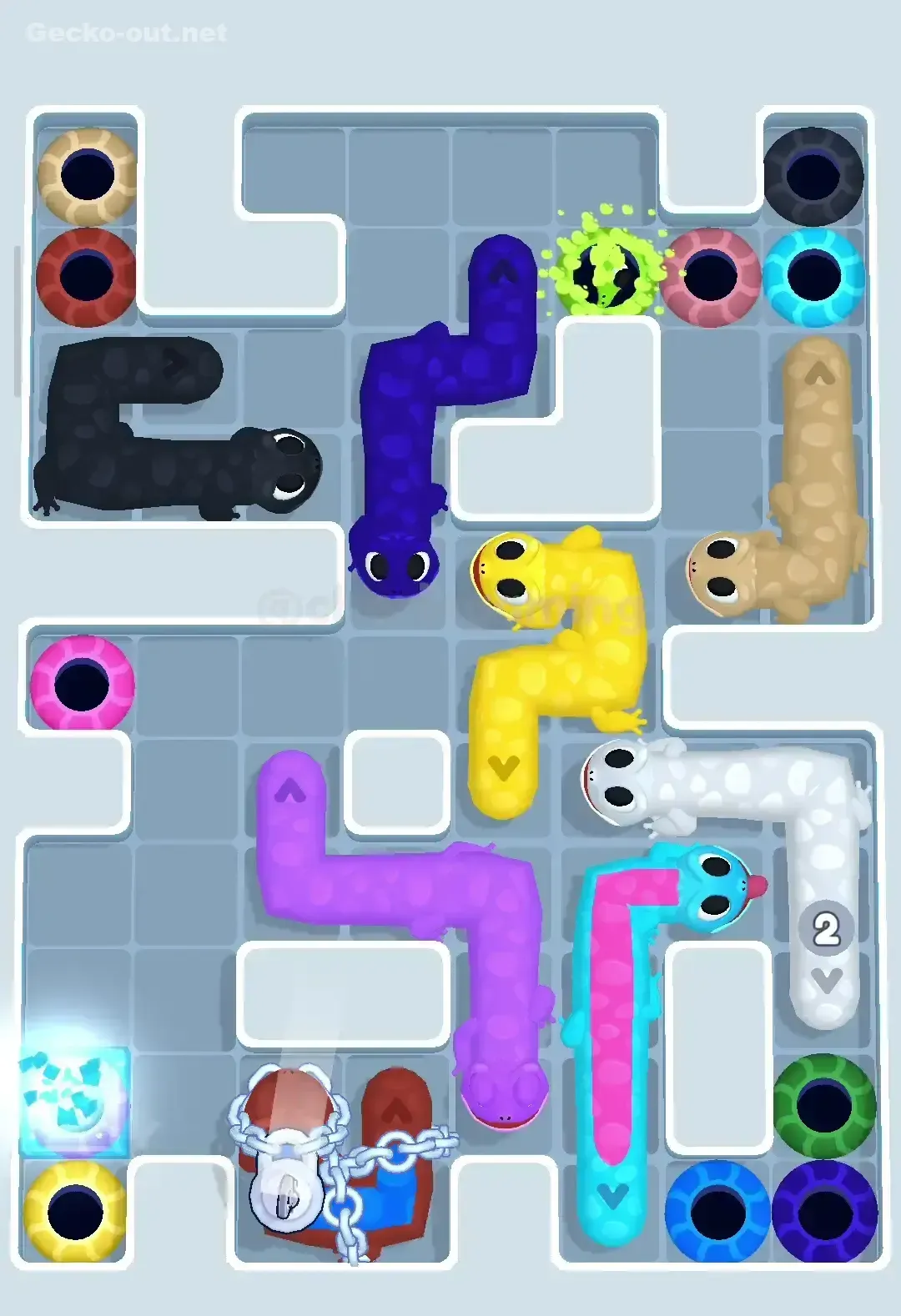 Gecko Out Level 266 Solution 2