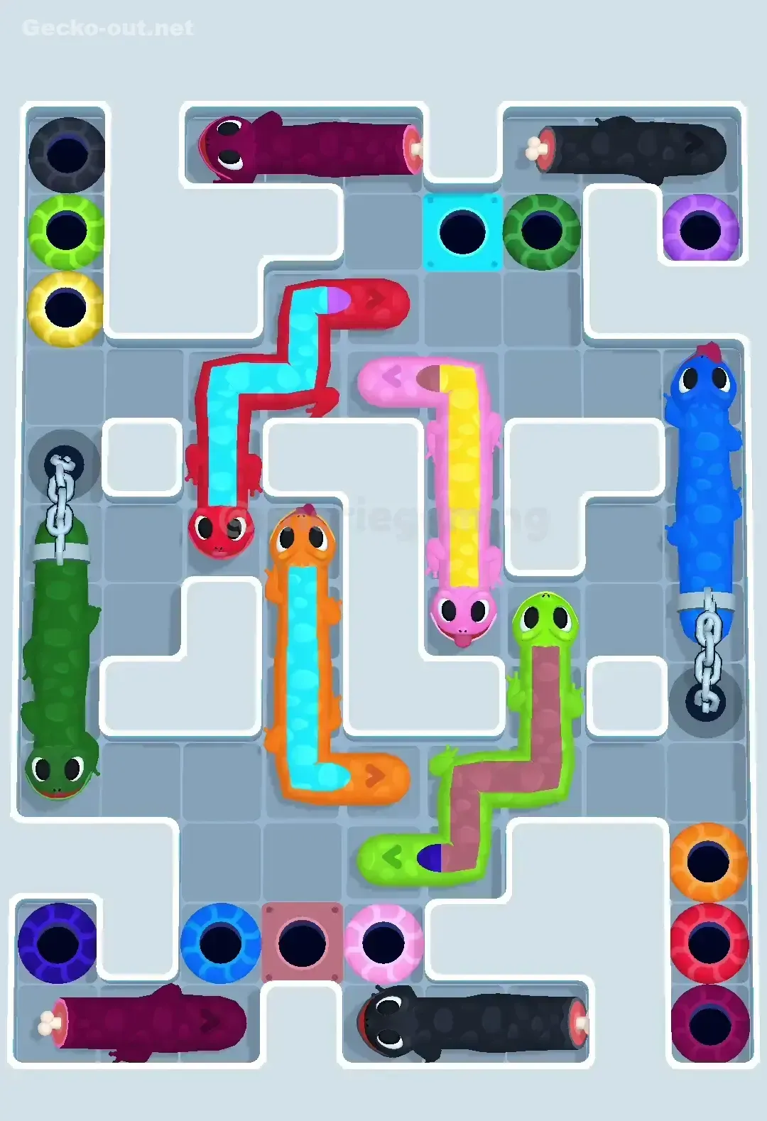 Gecko Out Level 629 Screenshot