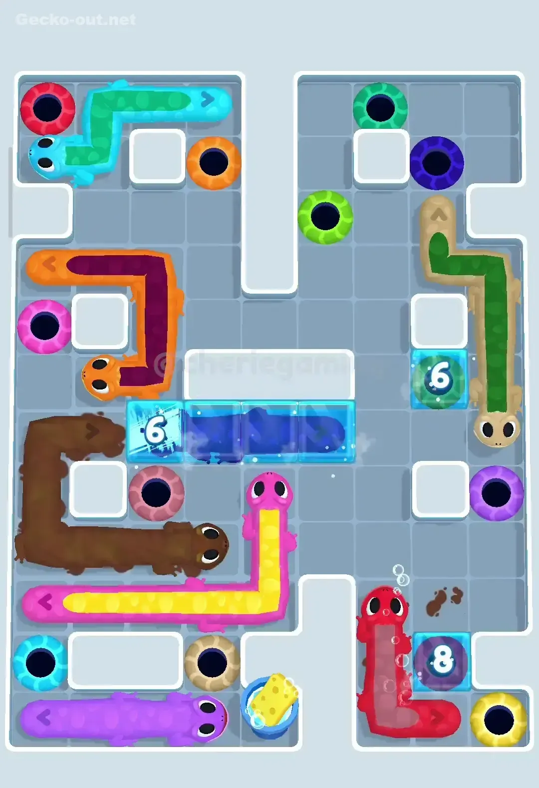 Gecko Out Level 260 Solution 2