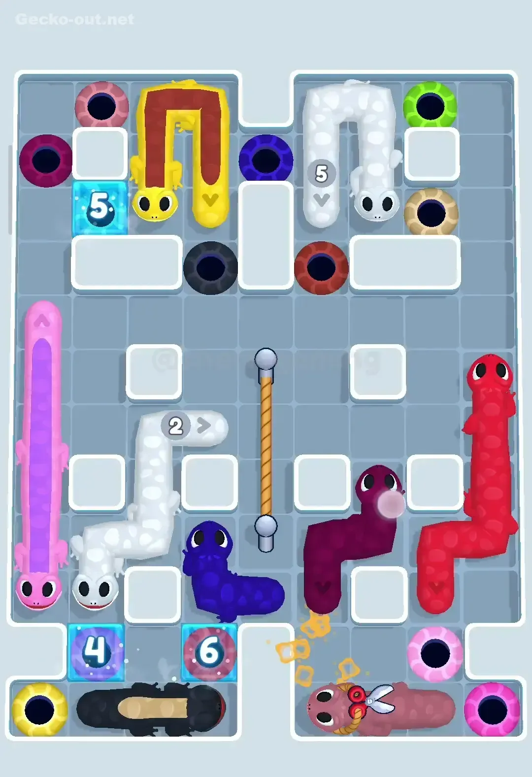 Gecko Out Level 257 Solution 1