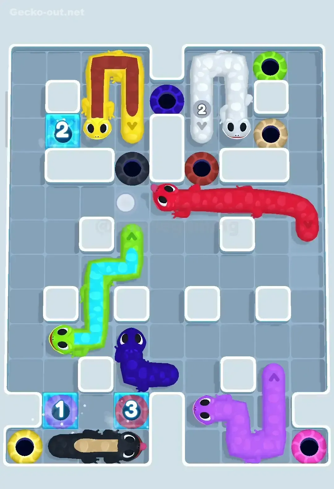 Gecko Out Level 257 Solution 2