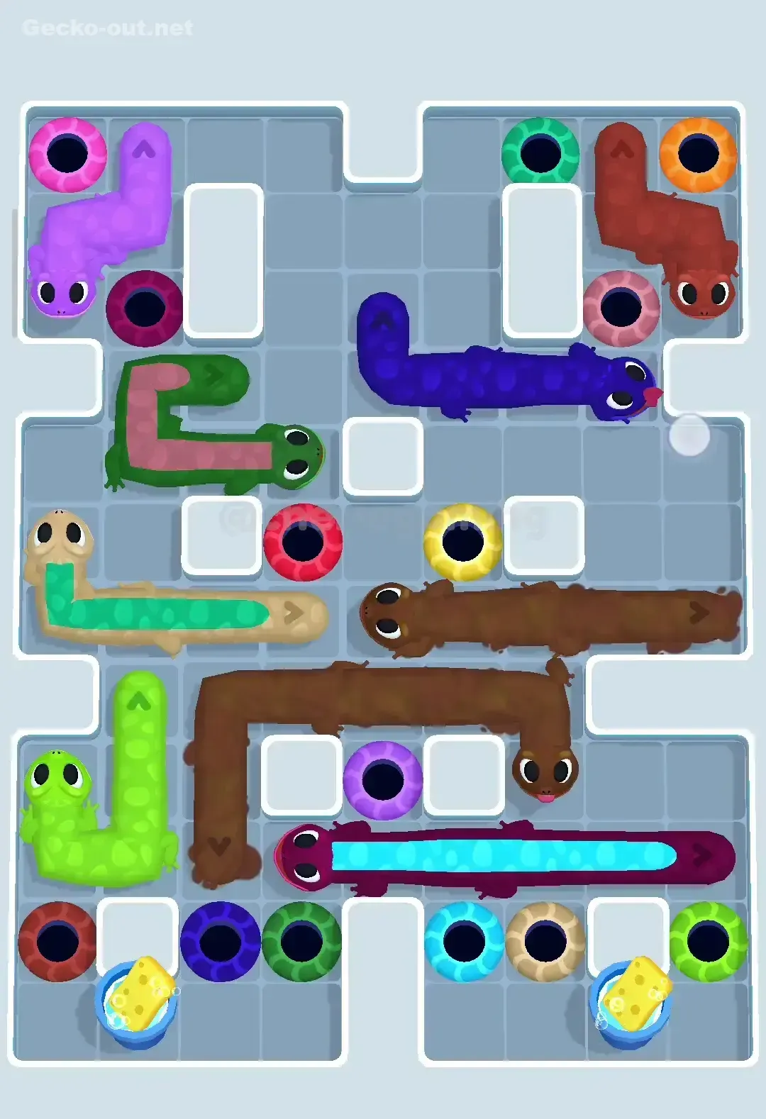 Gecko Out Level 256 Screenshot