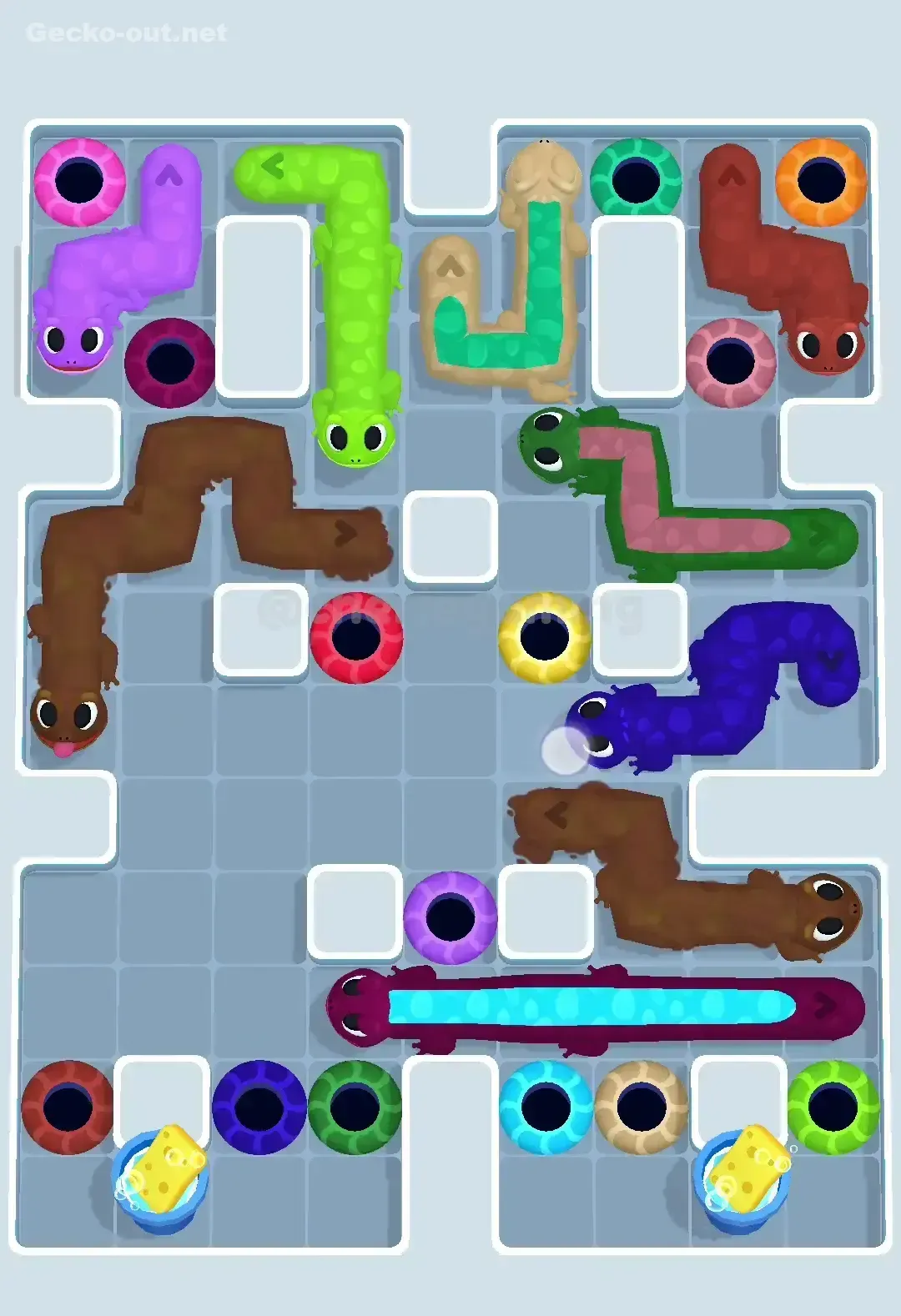 Gecko Out Level 256 Solution 2