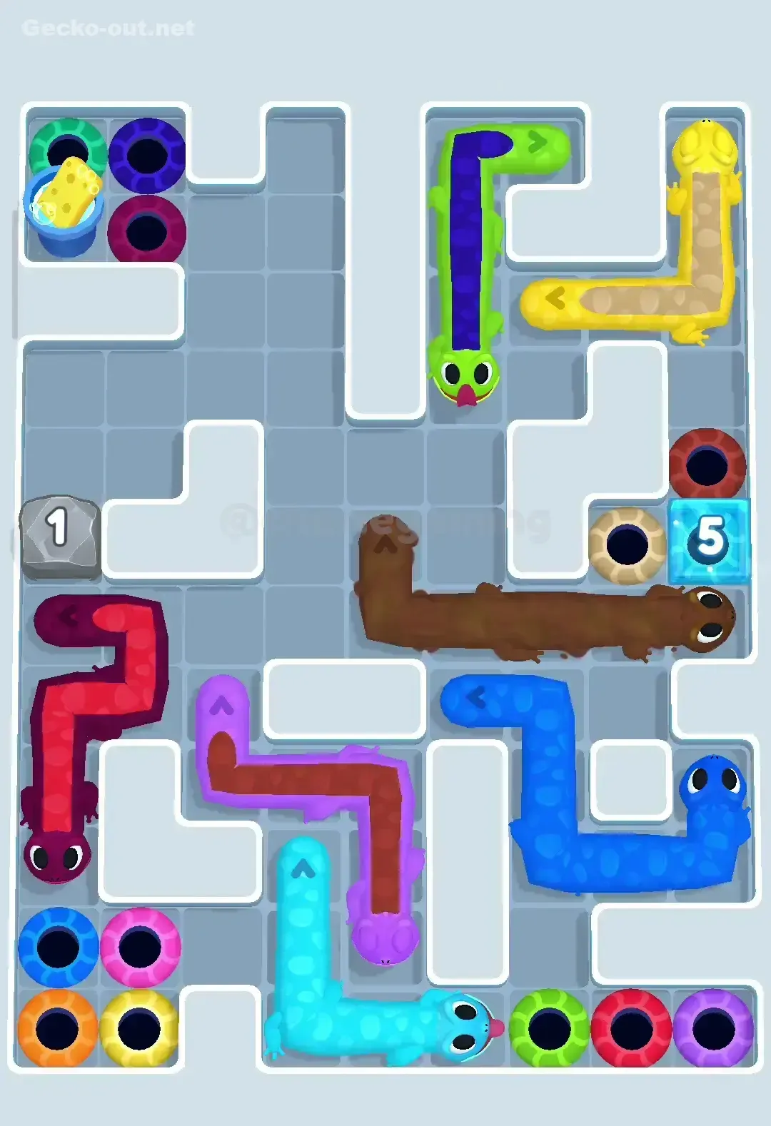 Gecko Out Level 255 Solution 2