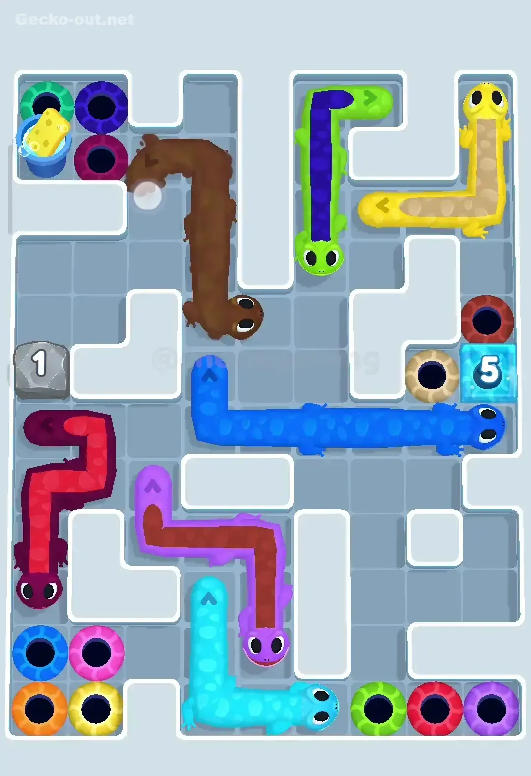 Gecko Out Level 255 Solution 3