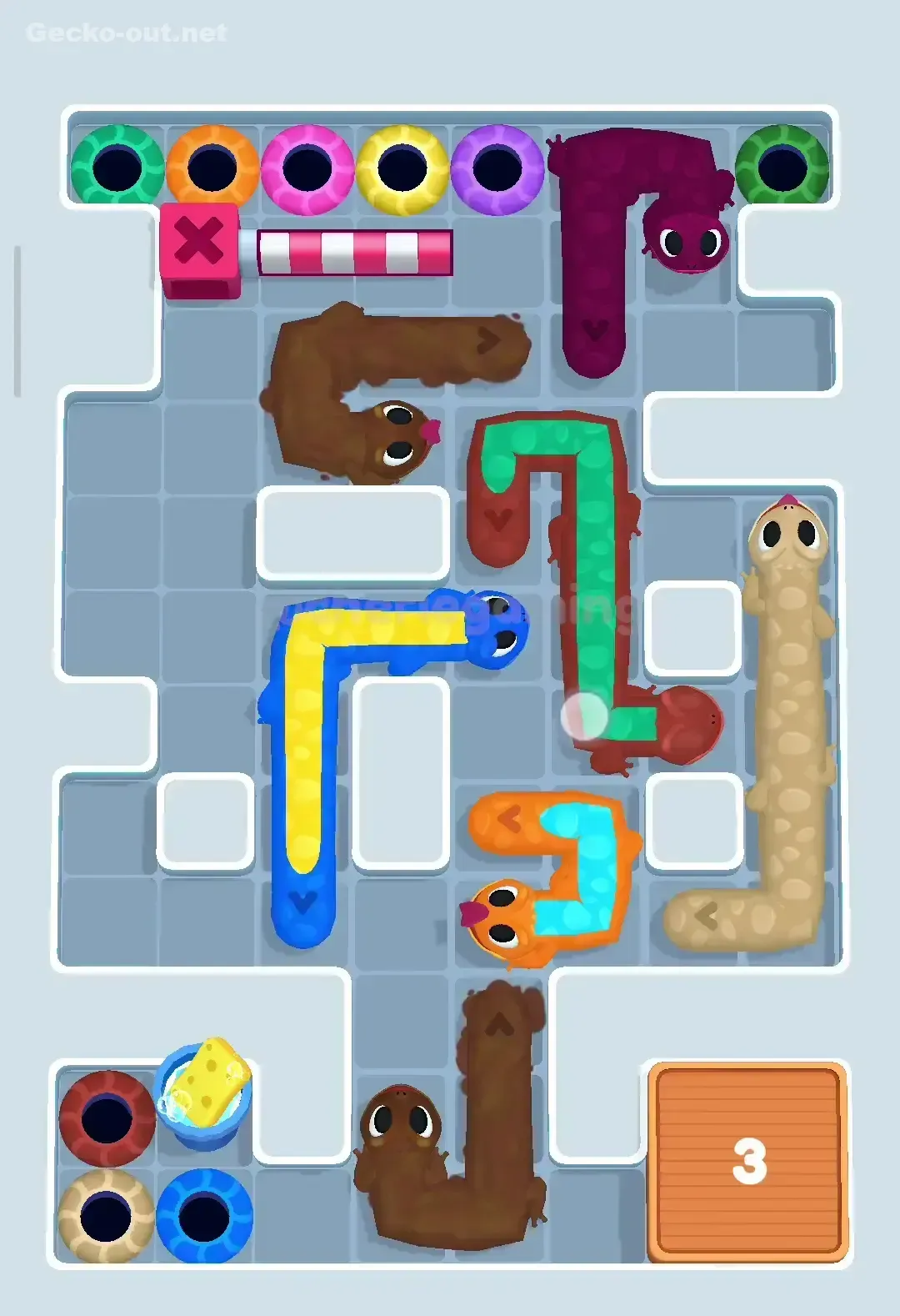 Gecko Out Level 252 Solution 3
