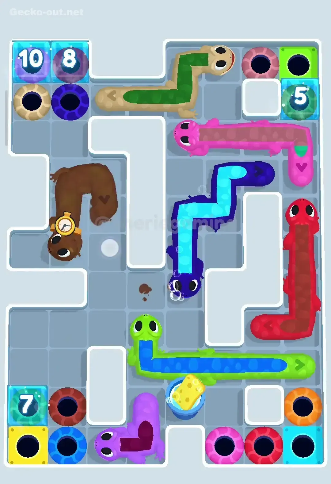Gecko Out Level 247 Solution 1