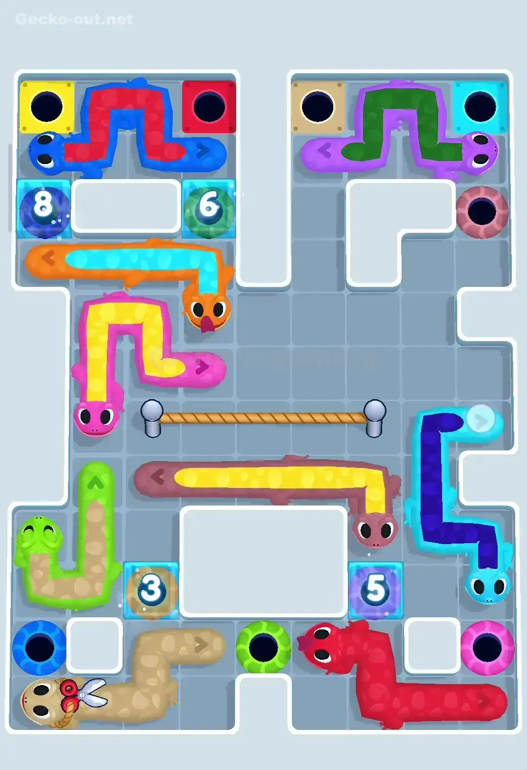 Gecko Out Level 238 Screenshot