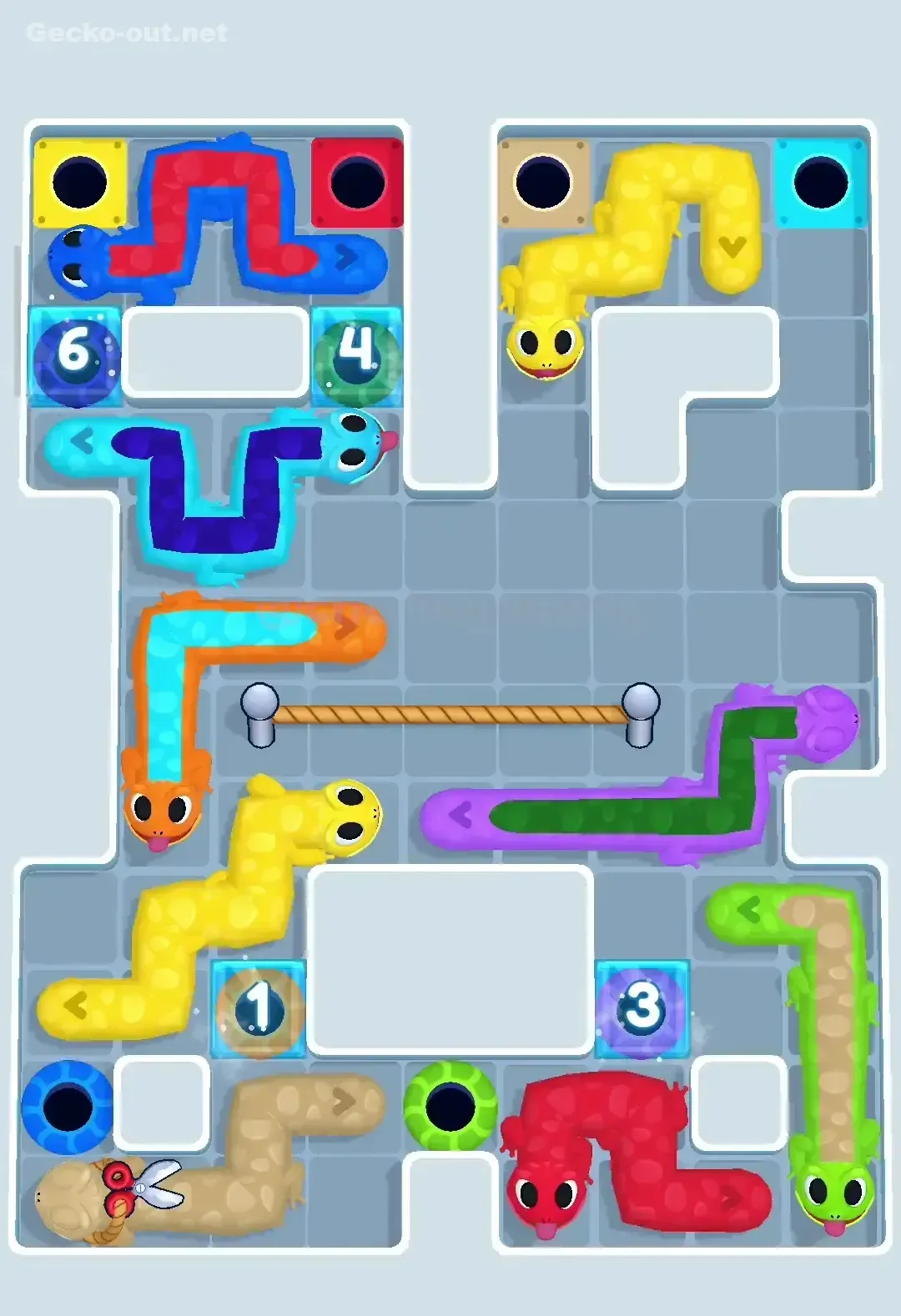 Gecko Out Level 238 Solution 3