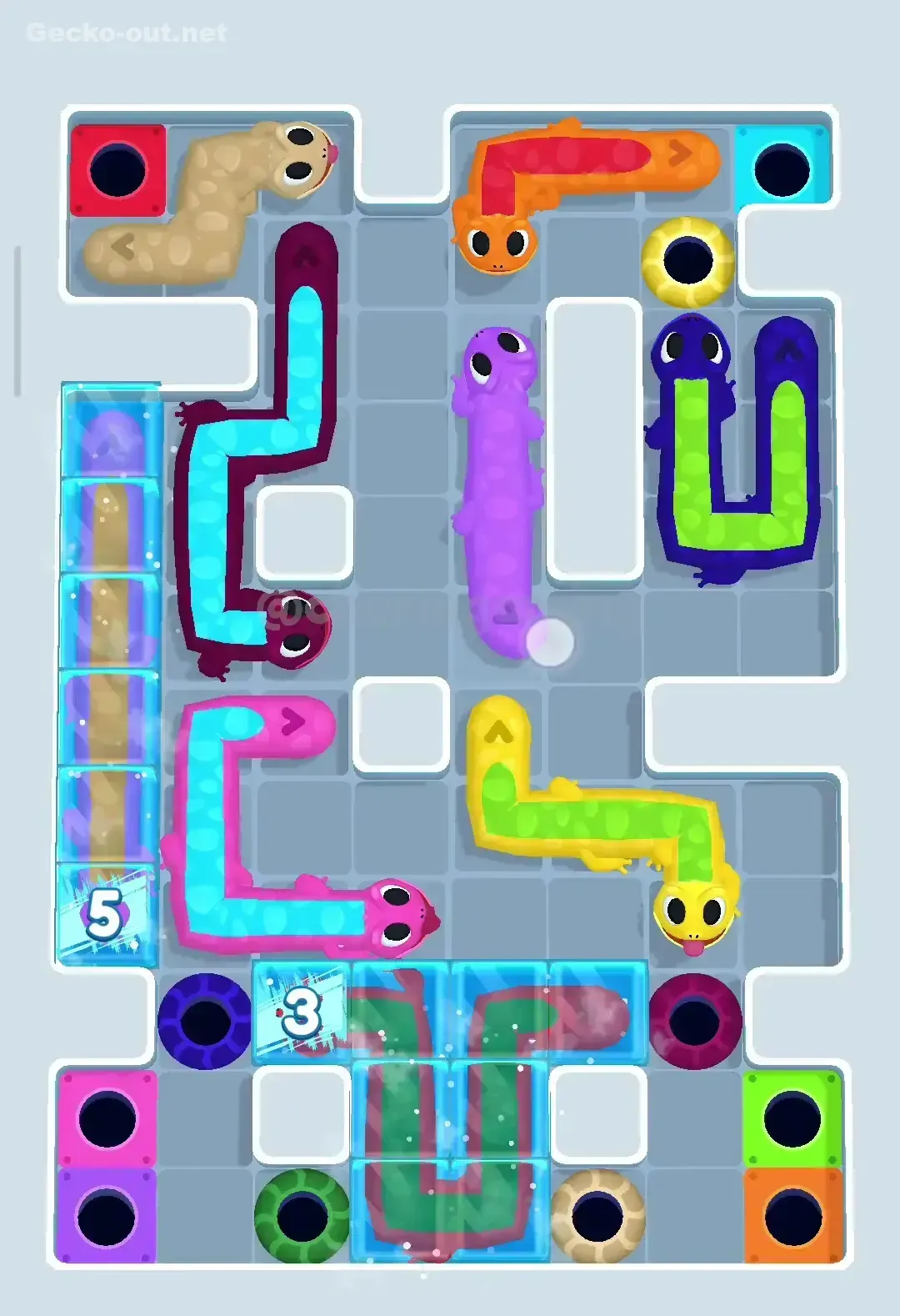 Gecko Out Level 234 Screenshot