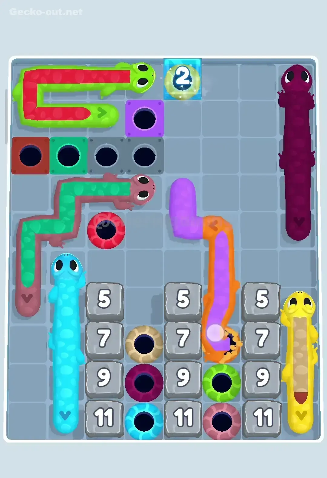 Gecko Out Level 231 Solution 2
