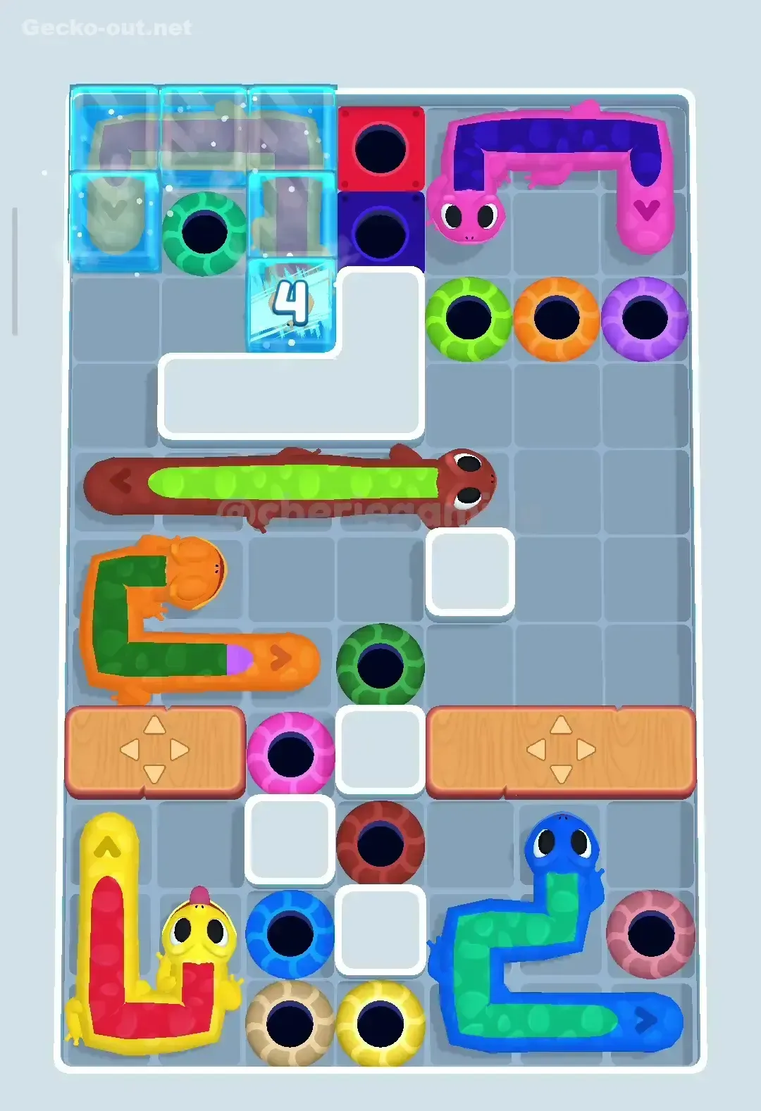 Gecko Out Level 230 Solution 1