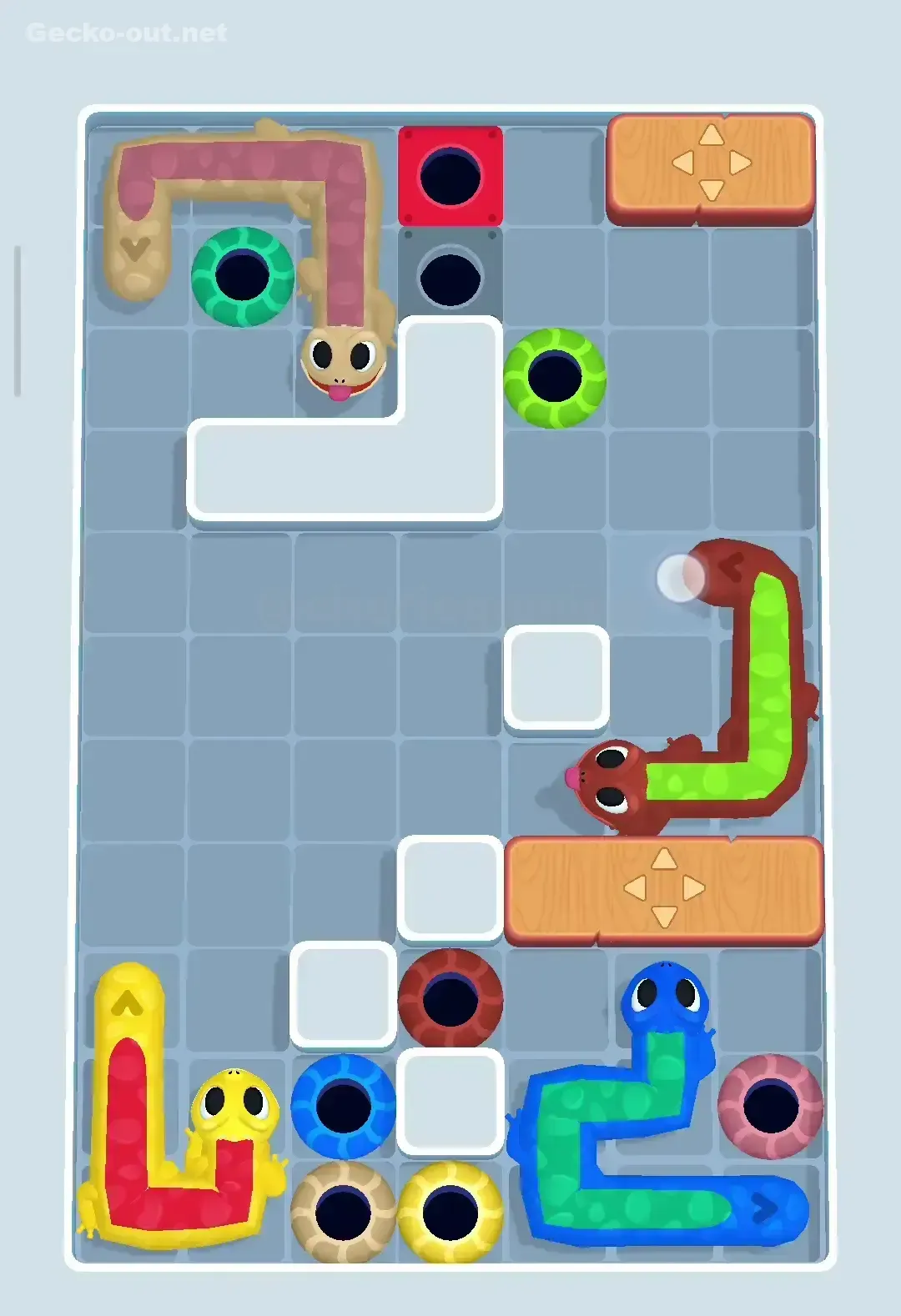 Gecko Out Level 230 Solution 2
