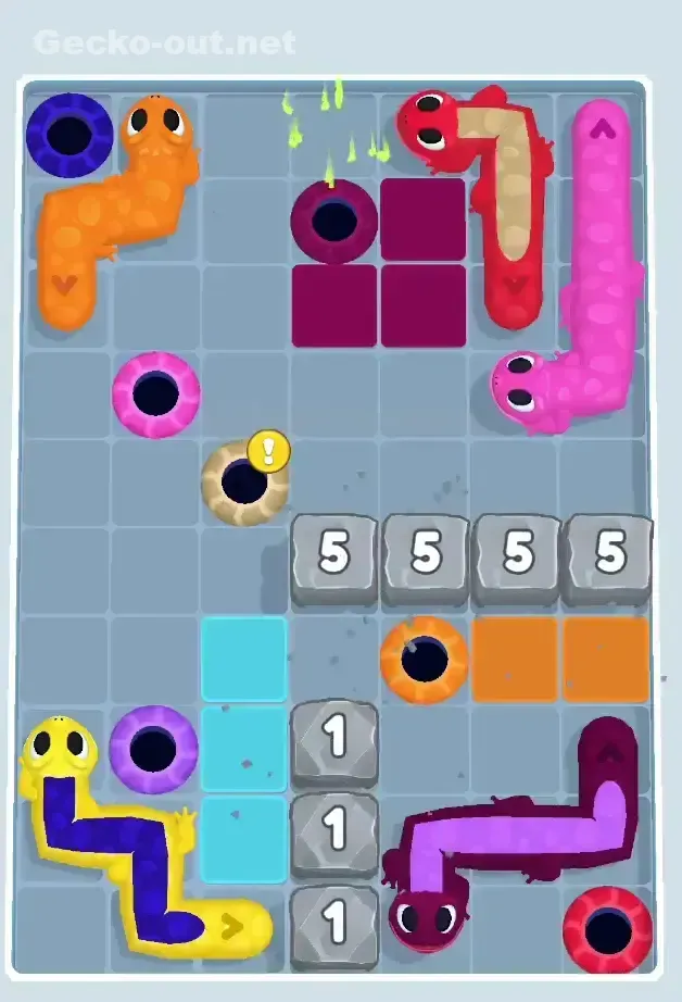 Gecko Out Level 228 Screenshot