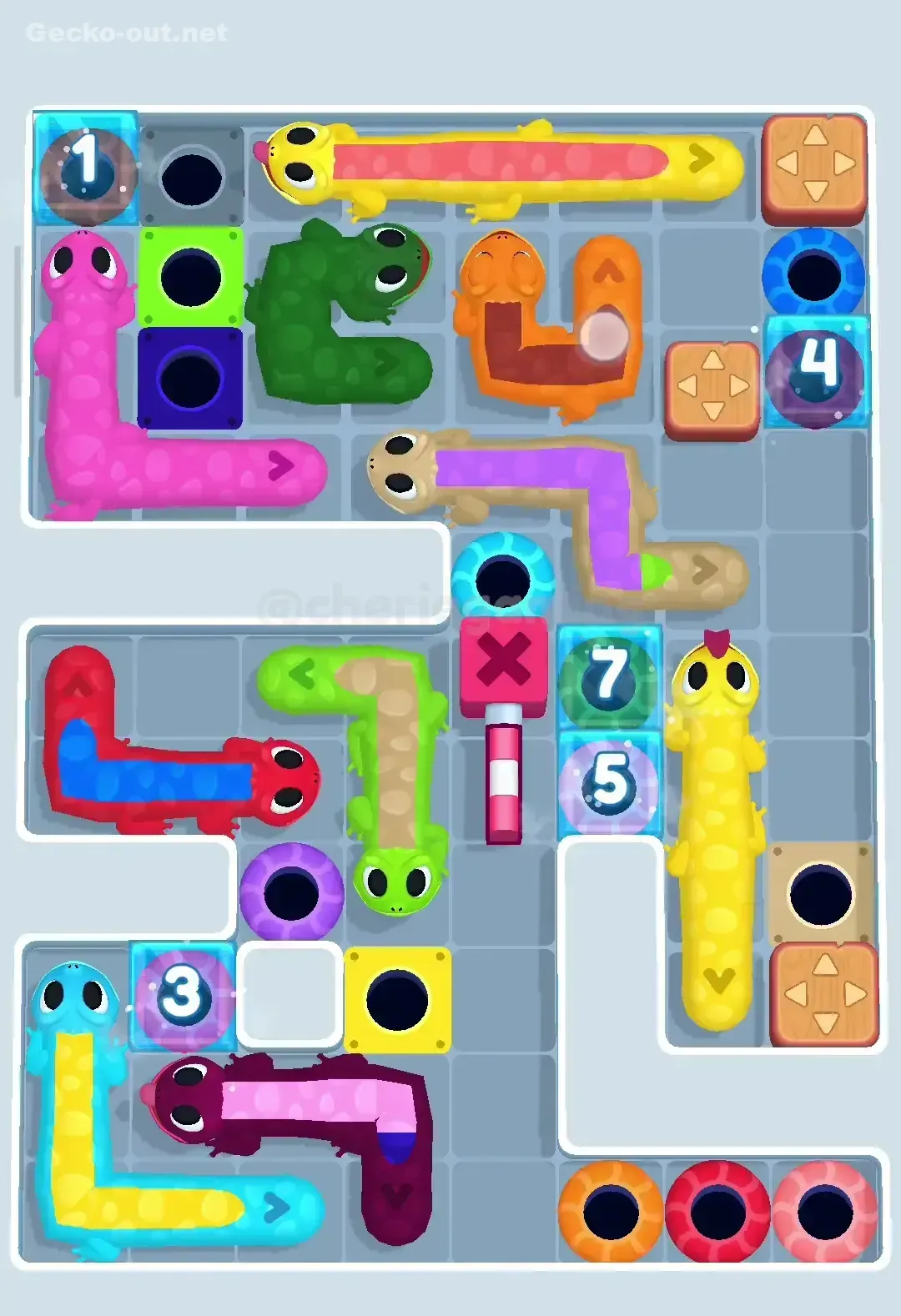 Gecko Out Level 227 Solution 3
