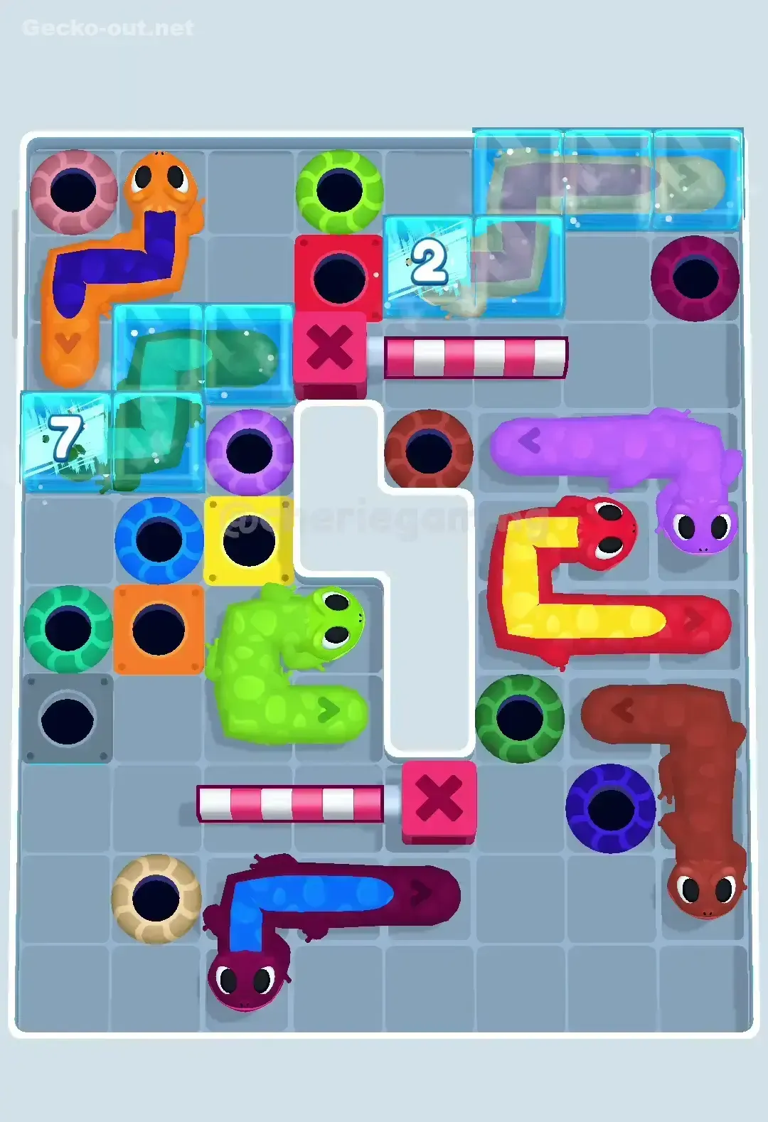 Gecko Out Level 223 Screenshot