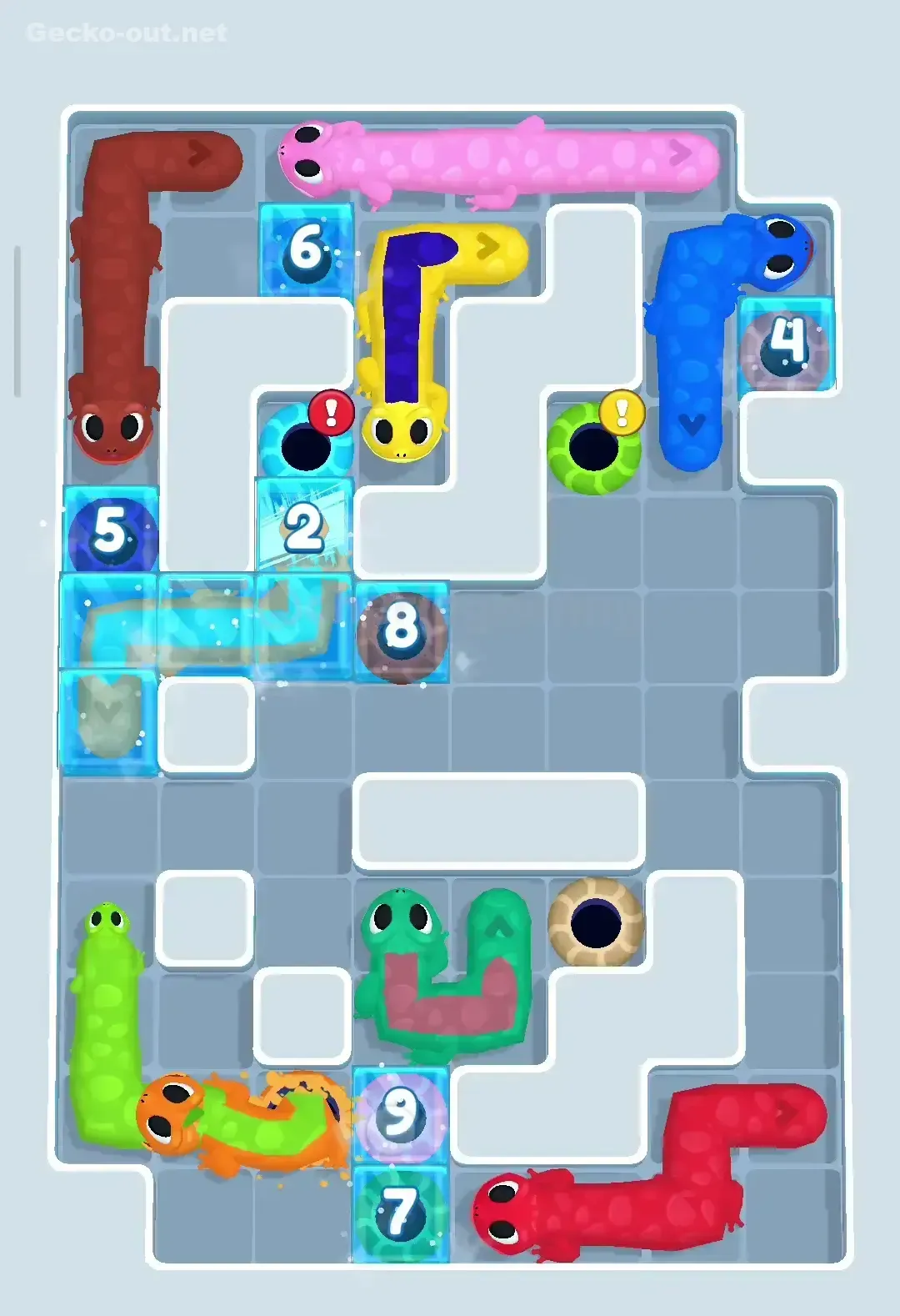 Gecko Out Level 214 Solution 2