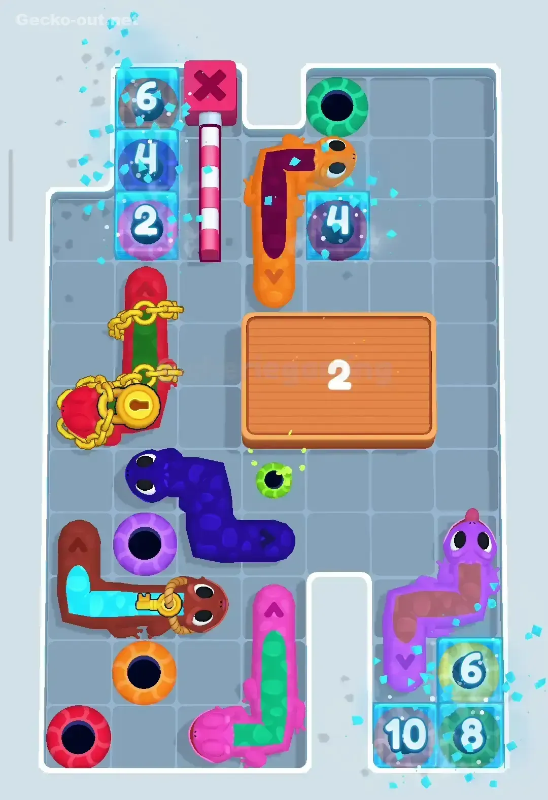 Gecko Out Level 213 Screenshot