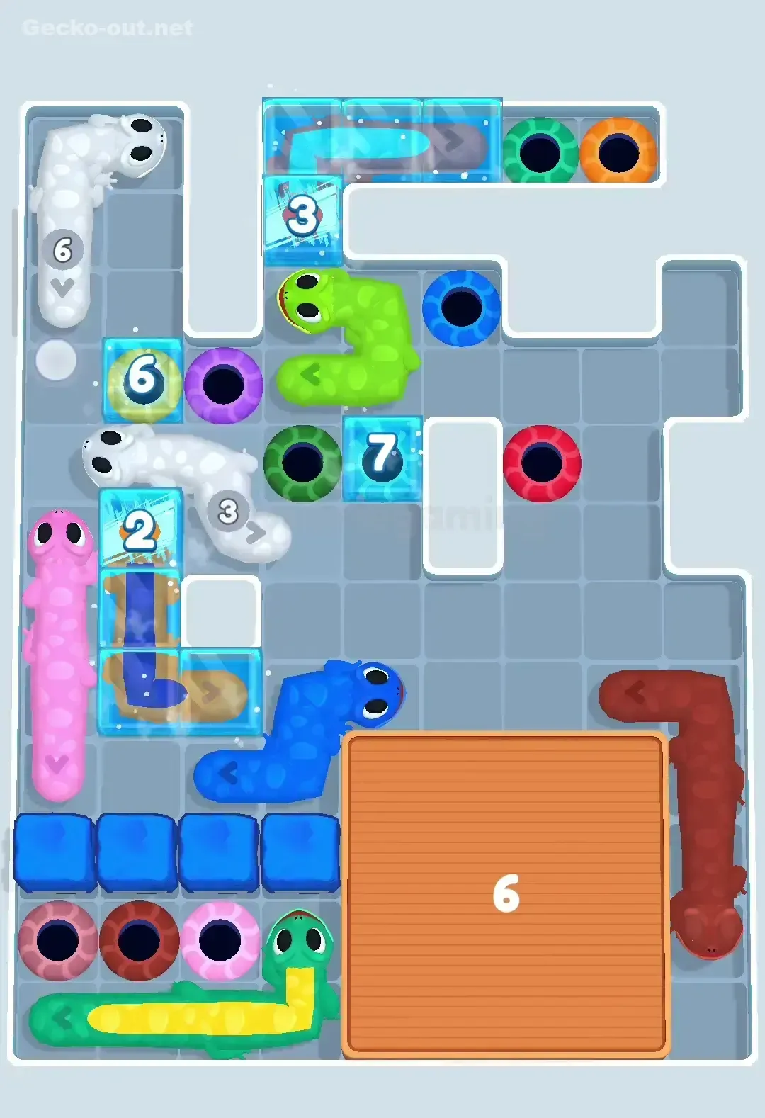 Gecko Out Level 208 Solution 2