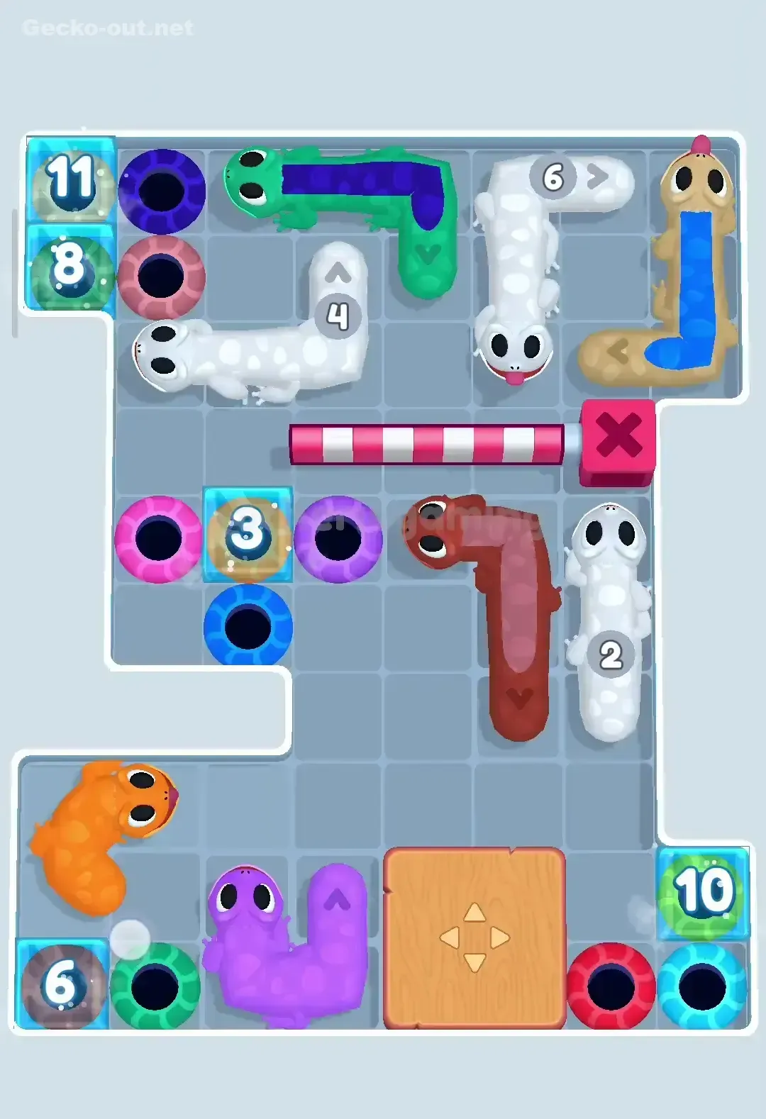 Gecko Out Level 207 Screenshot