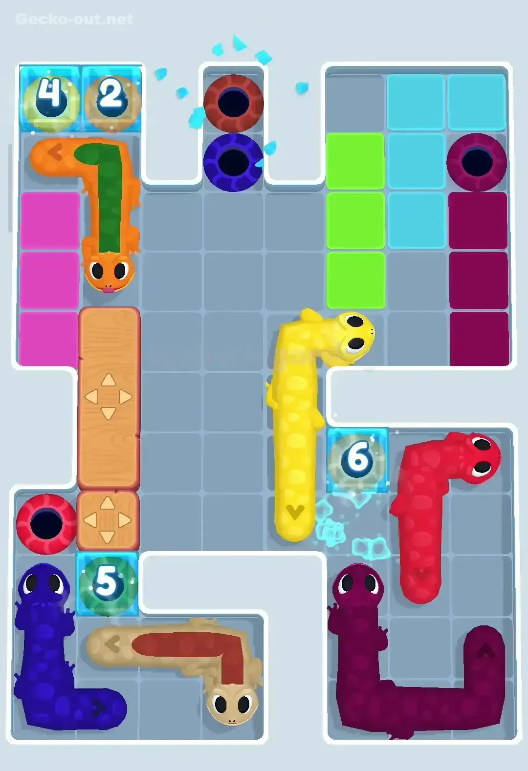 Gecko Out Level 204 Screenshot