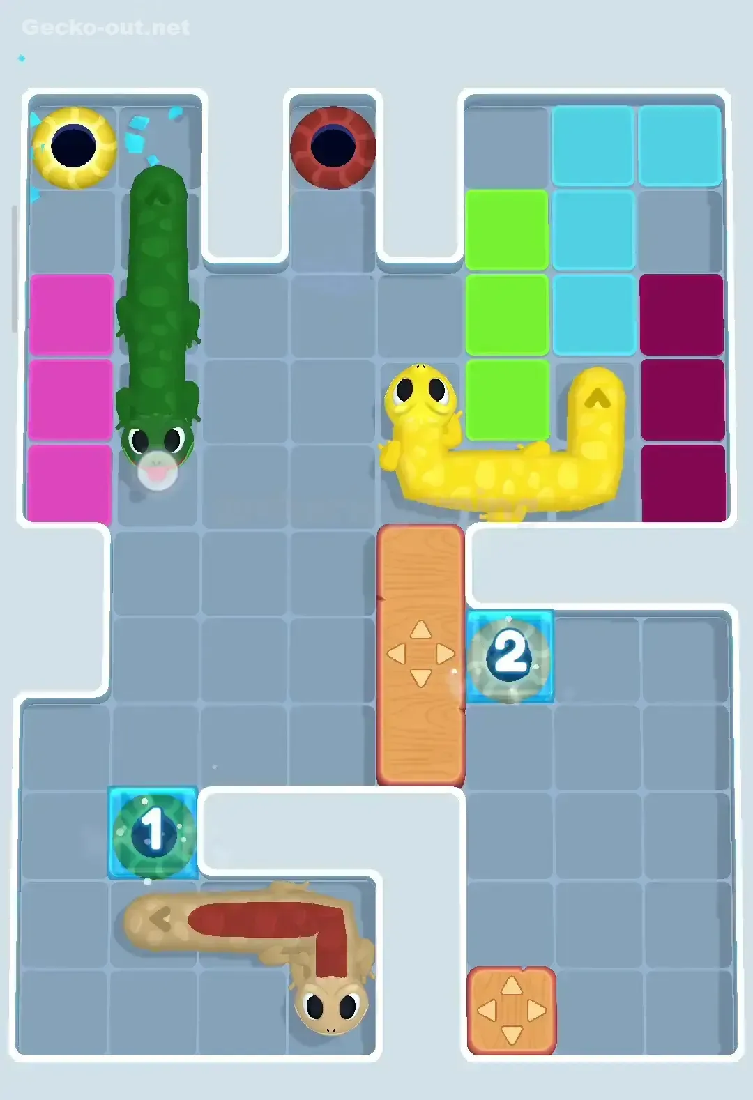 Gecko Out Level 204 Solution 2