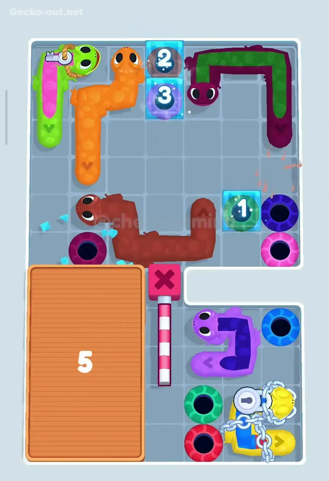 Gecko Out Level 201 Screenshot