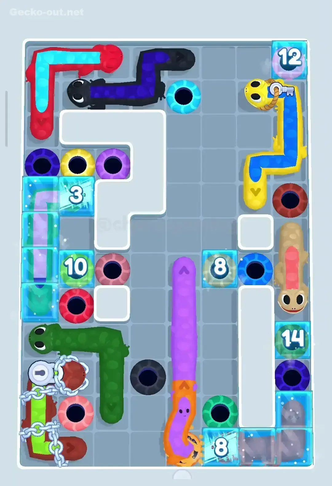 Gecko Out Level 195 Solution 2