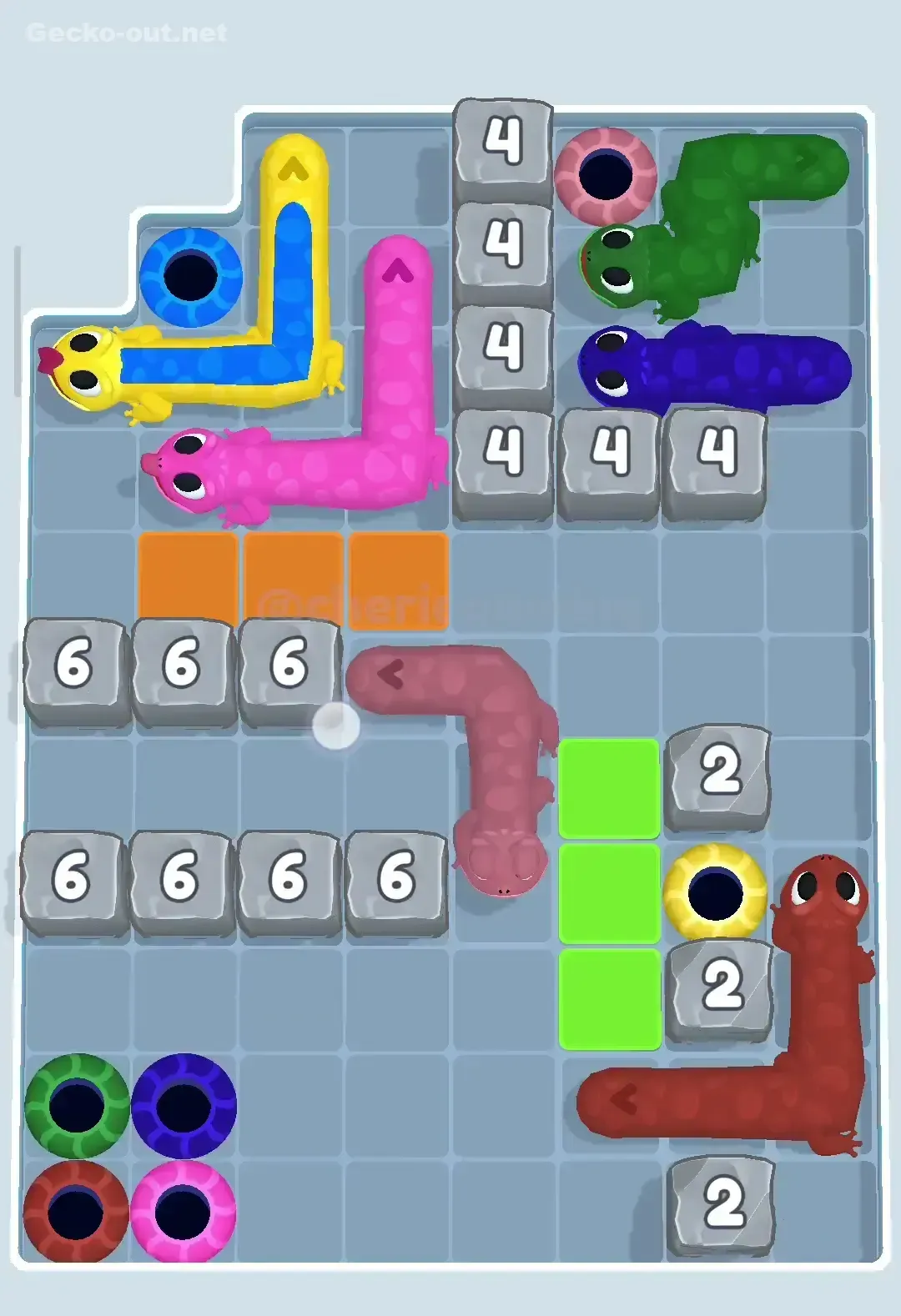 Gecko Out Level 193 Solution 2