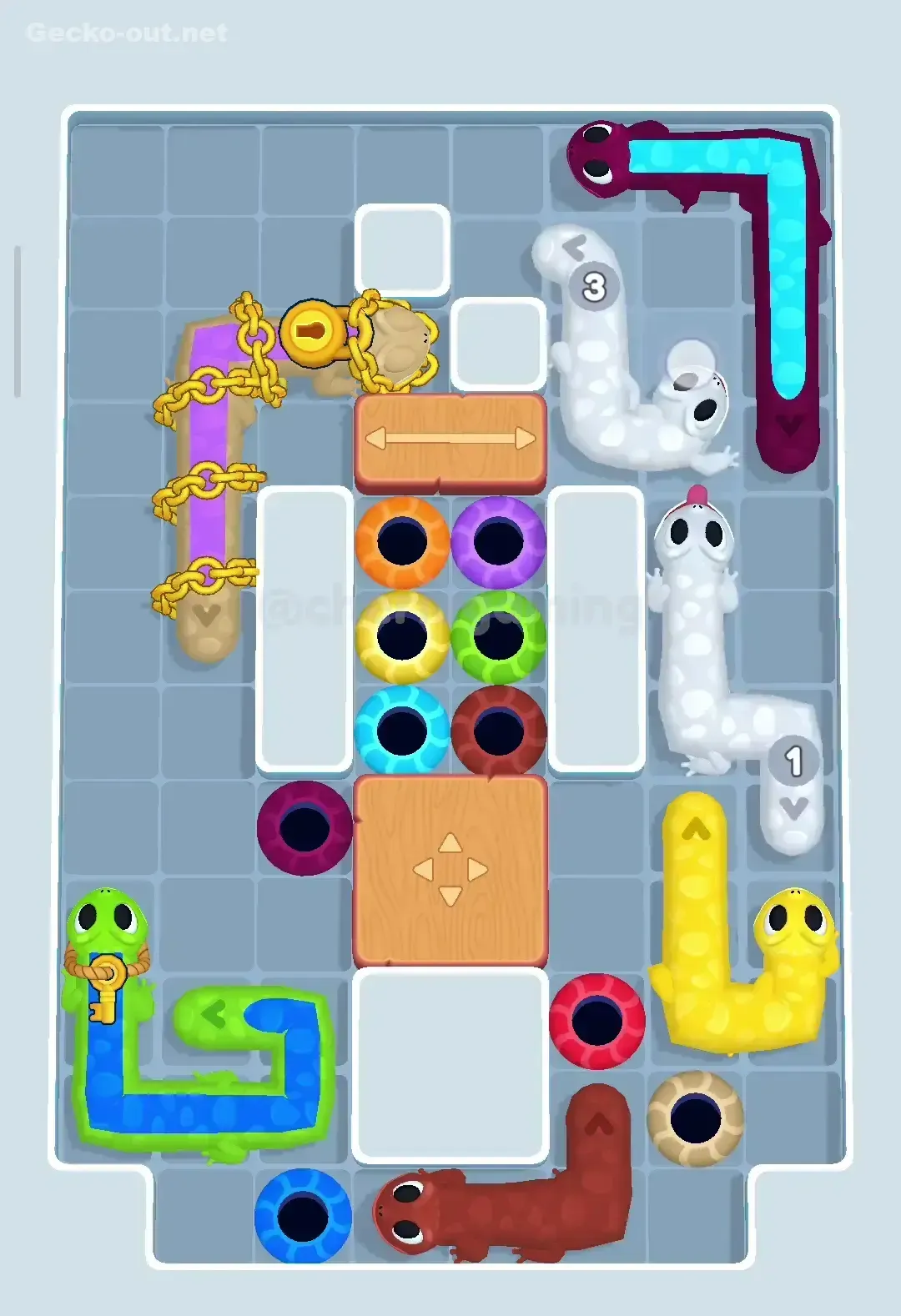 Gecko Out Level 192 Solution 2