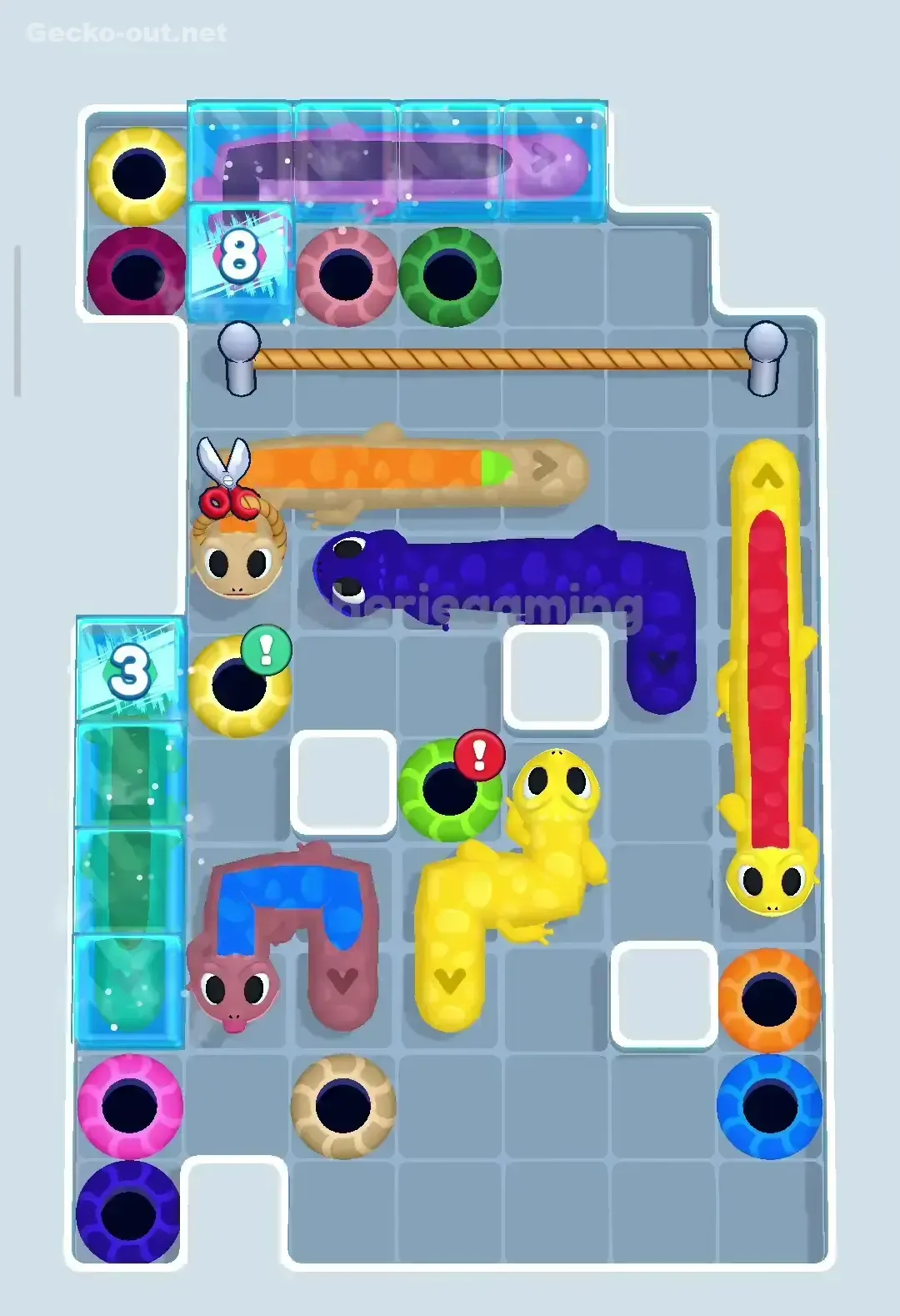 Gecko Out Level 187 Screenshot