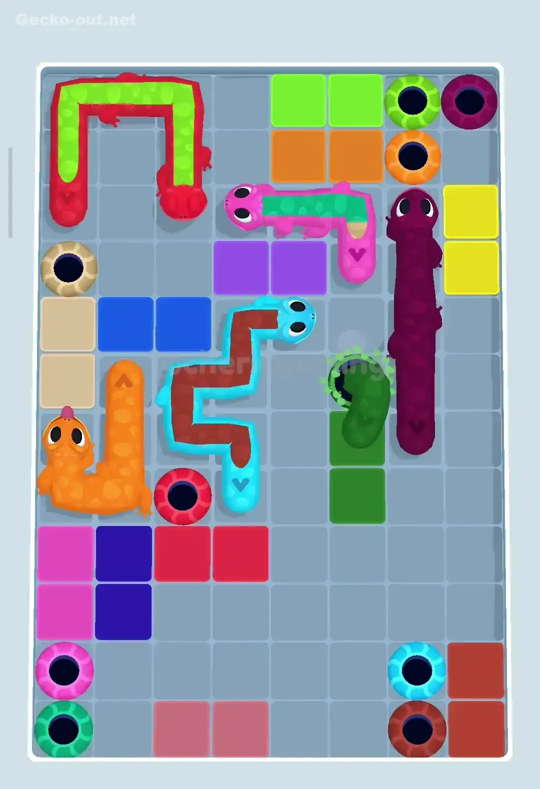 Gecko Out Level 186 Solution 2