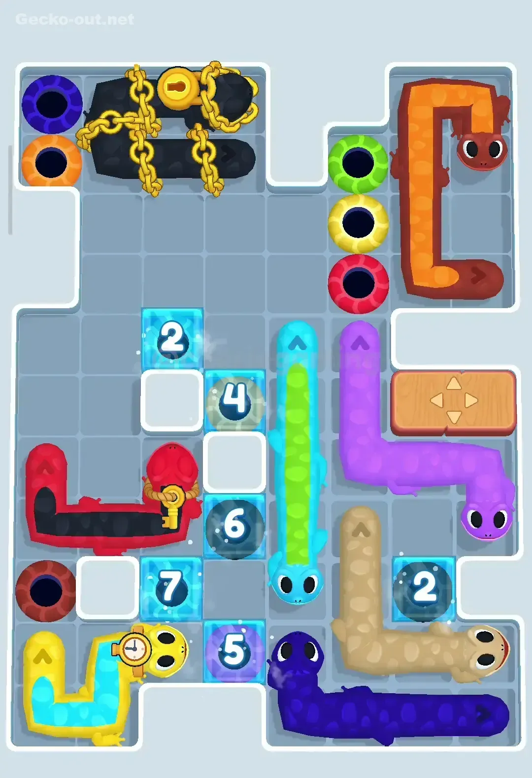 Gecko Out Level 185 Solution 3