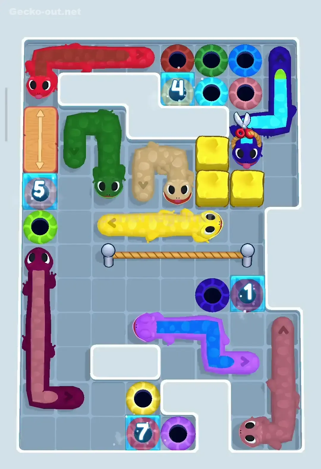 Gecko Out Level 184 Solution 3