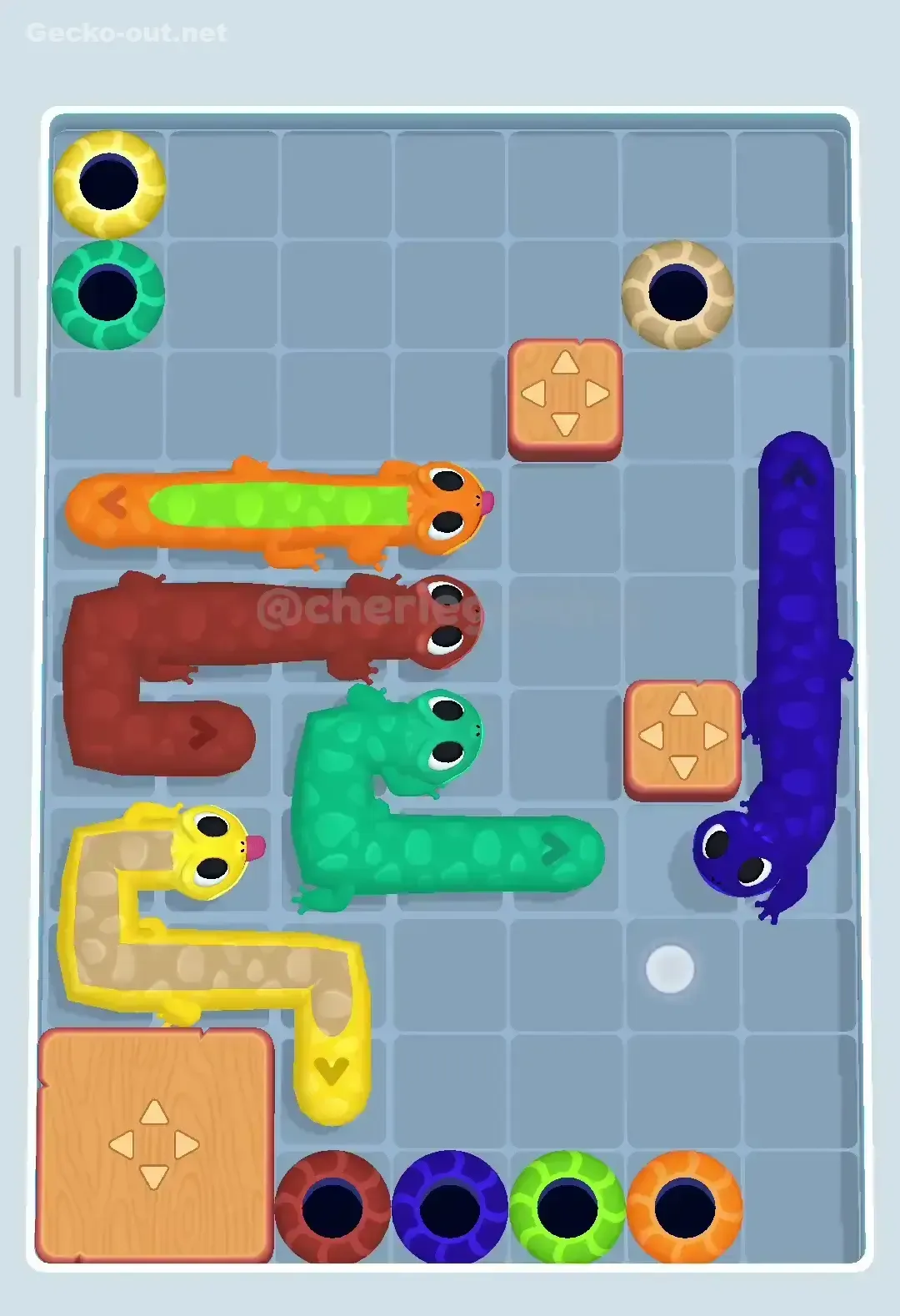 Gecko Out Level 180 Solution 2