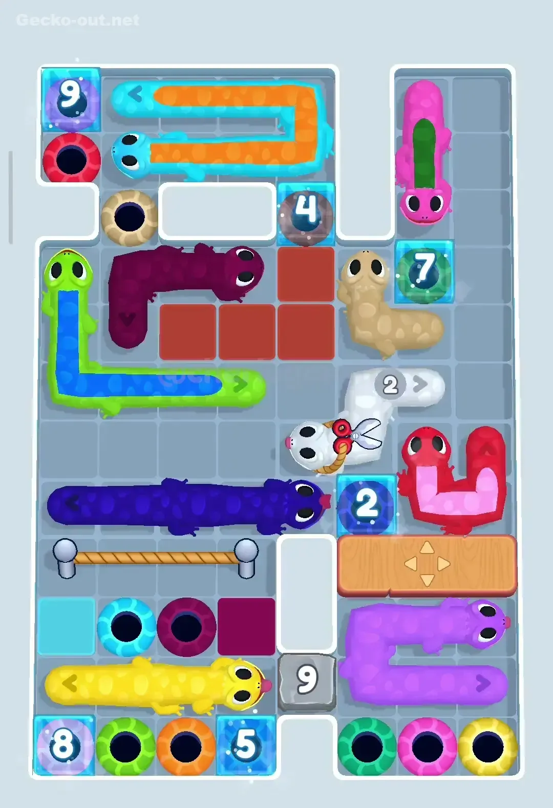 Gecko Out Level 172 Solution 3