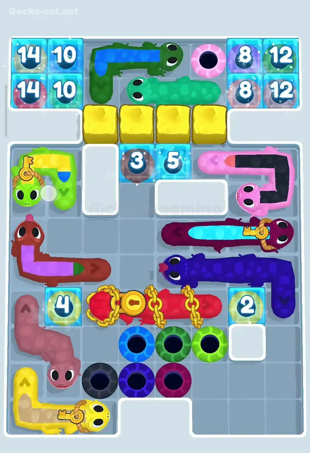 Gecko Out Level 167 Solution 2