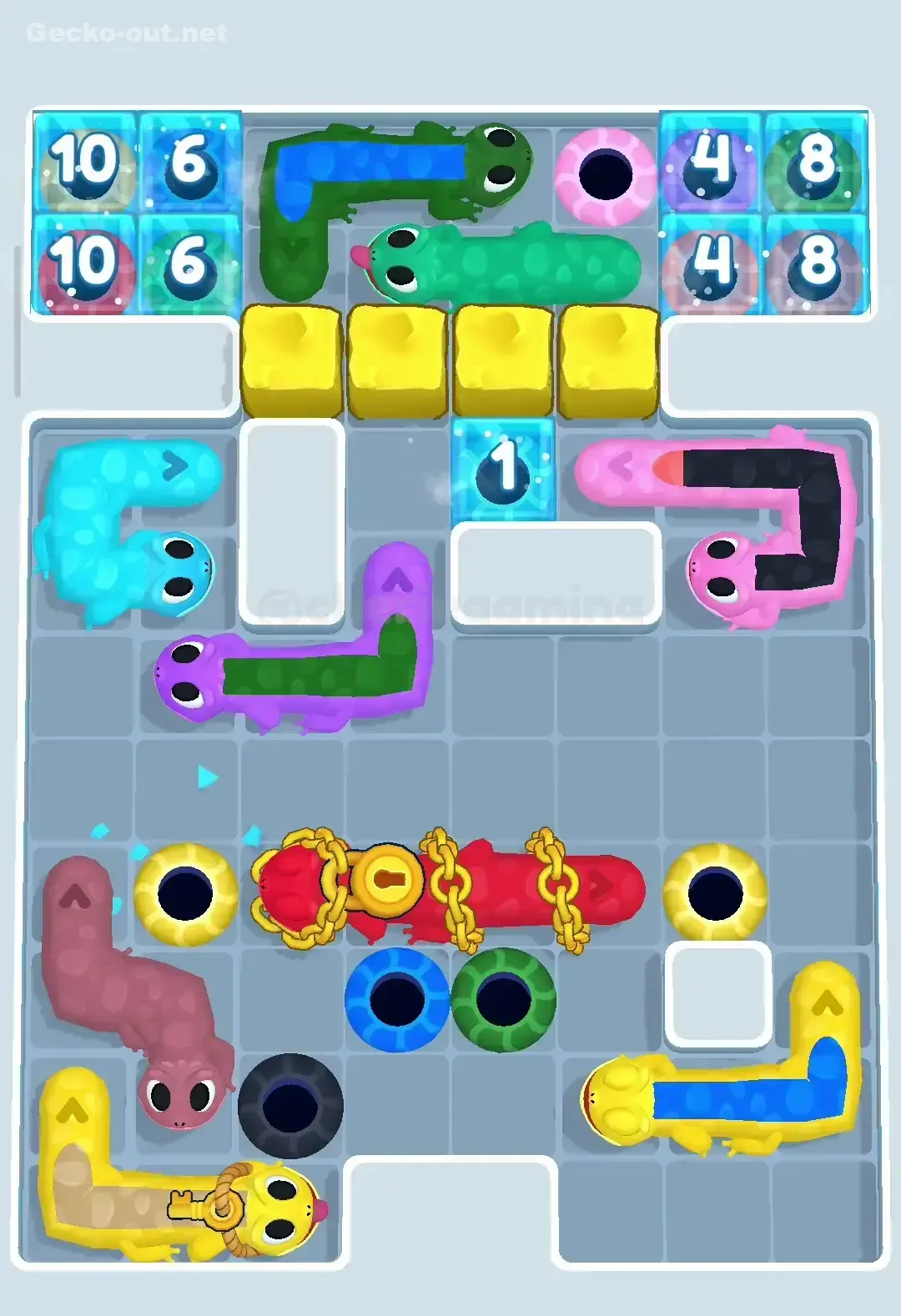 Gecko Out Level 167 Solution 3