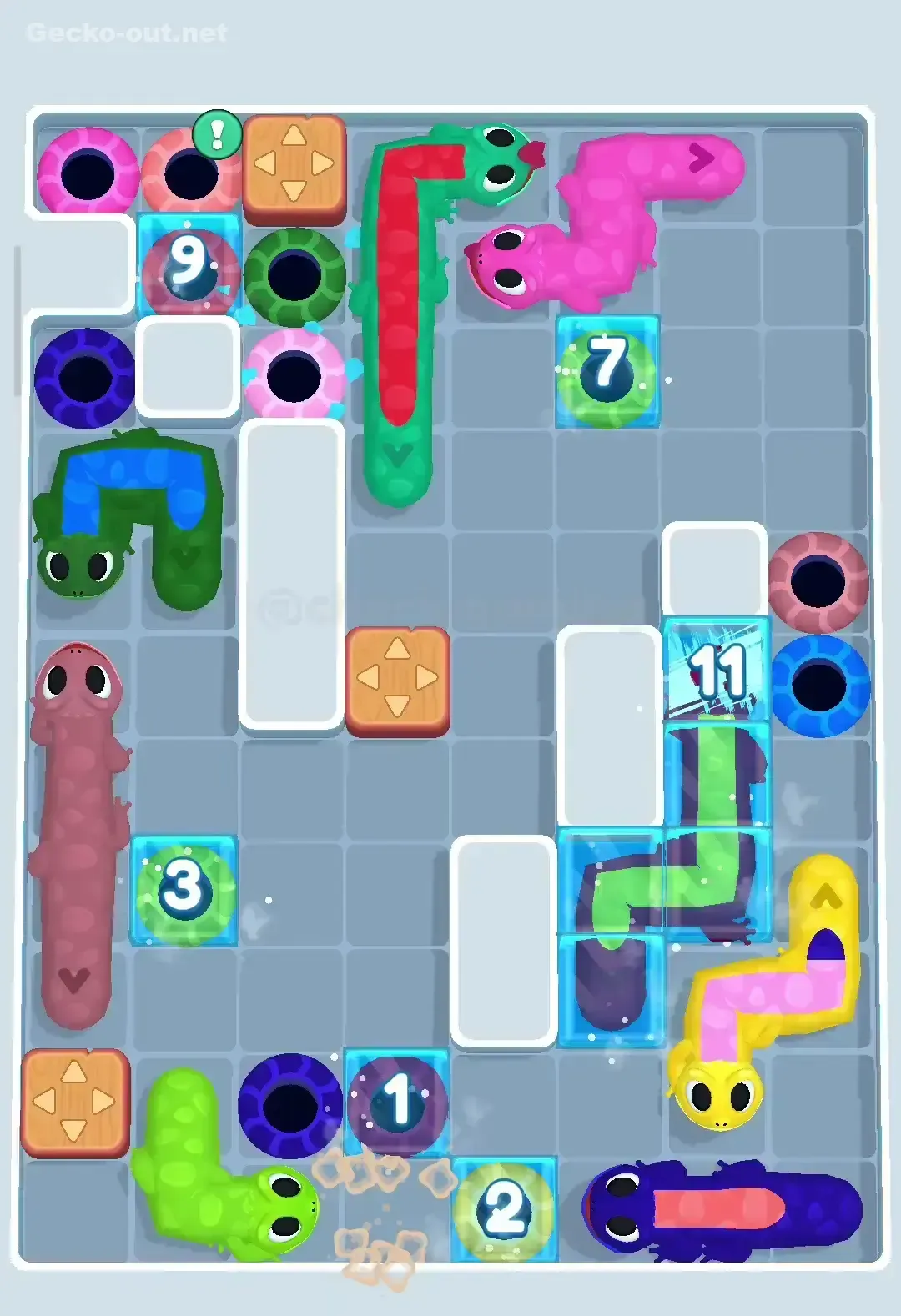 Gecko Out Level 166 Solution 3