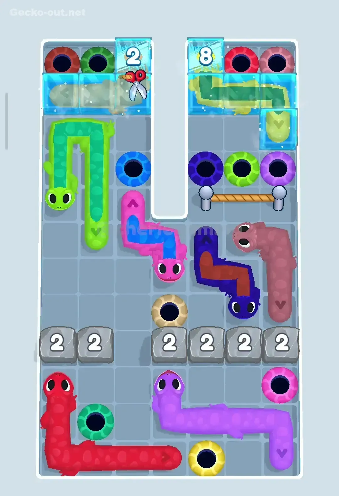 Gecko Out Level 165 Solution 3